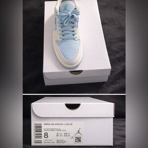 Nike Kids Shoes - Light Blue and White